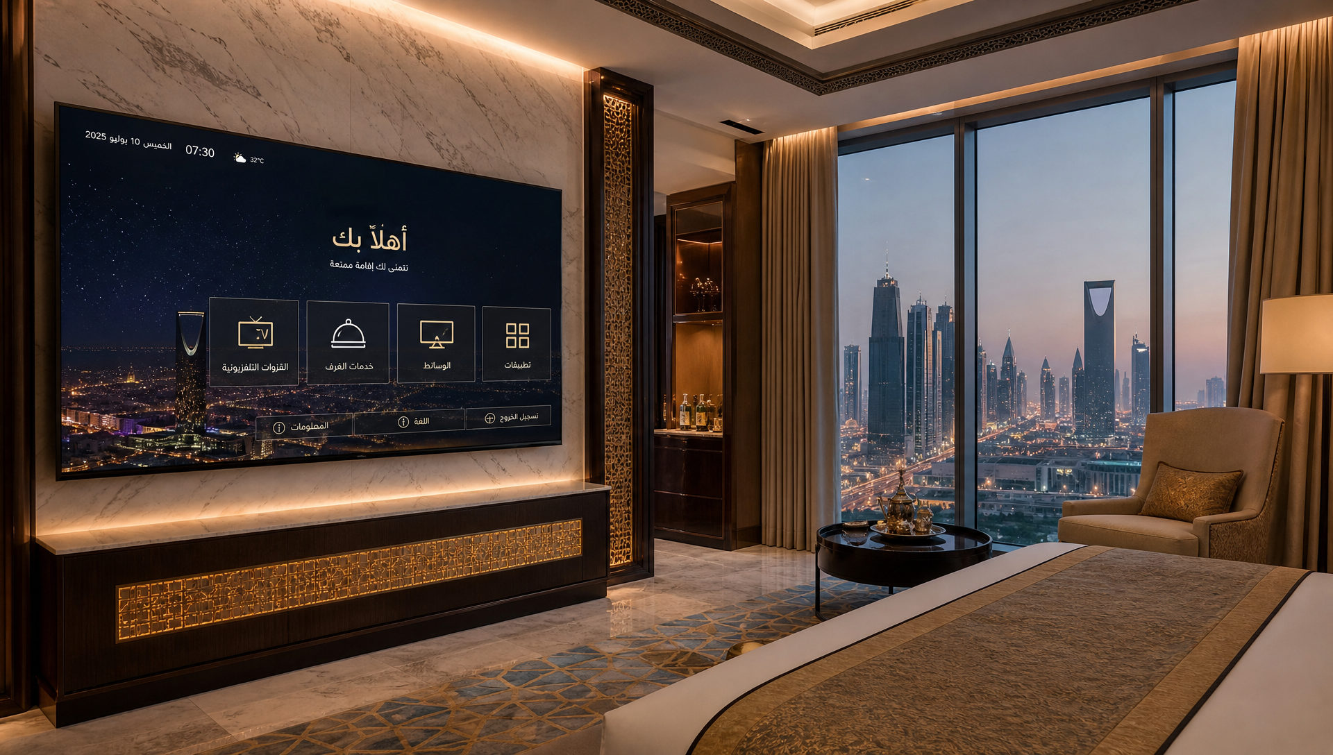 تركيب IPTV — تنفيذ رموز الشبكات الرقمية